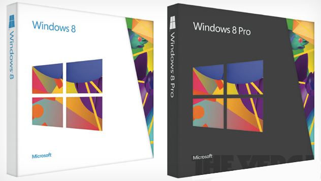 Windows 8 boites